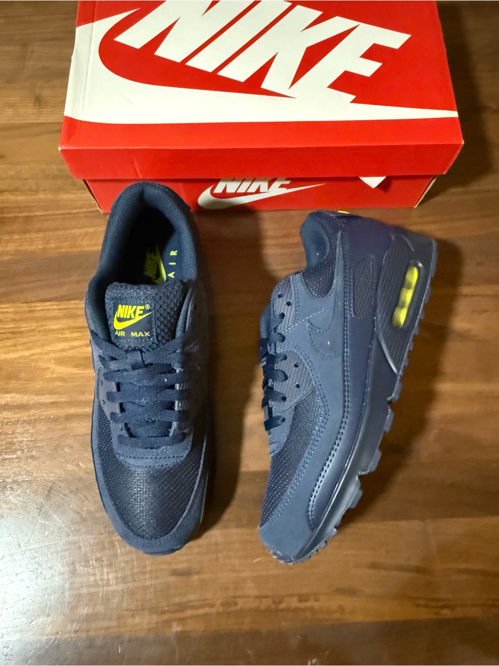 Nike Air Max 90 “Obsidian” (Dm0029 401) Size 11 Michigan Retro Sneakers